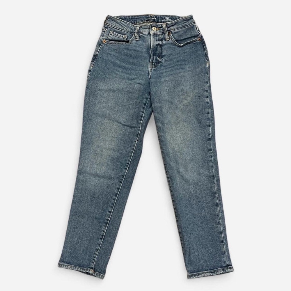 Old Navy High-Rise Curvy O.G. Straight Medium Wash Jeans Size 2